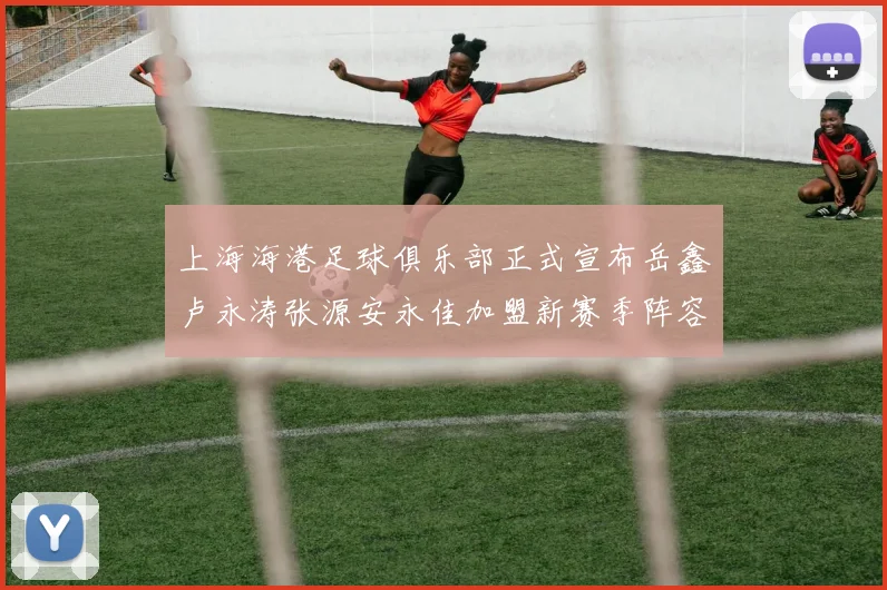 上海海港足球俱乐部正式宣布岳鑫卢永涛张源安永佳加盟新赛季阵容更新